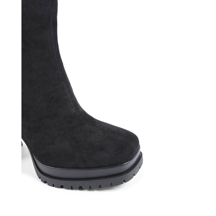 19V69 ITALIA by VERSACE Women's Ankle Boot Black NERO