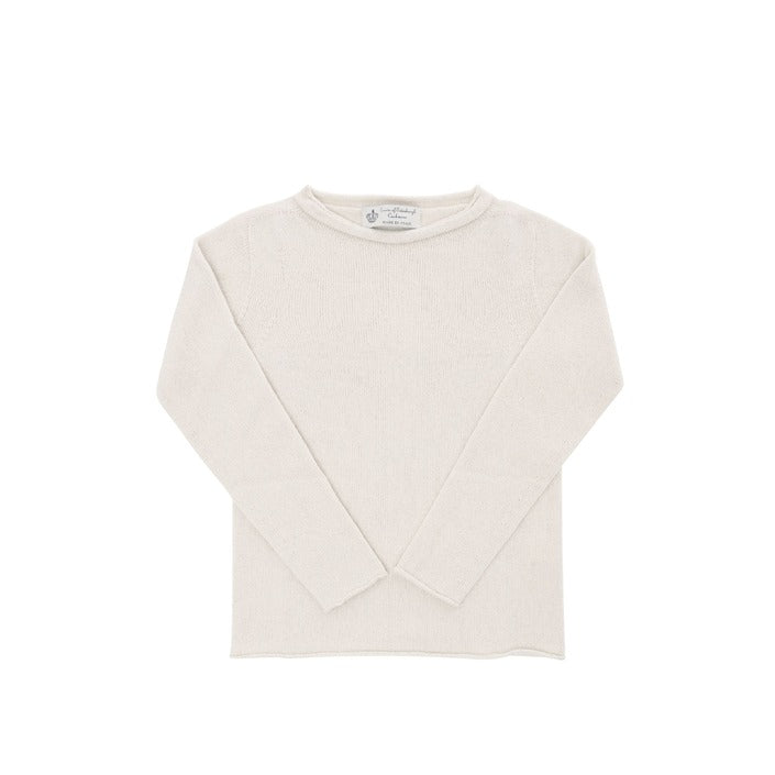 Crown of Edinburgh Cashmere Women's Boat Neck Sweater CREAM