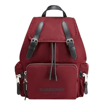 Burberry Nylon Rucksack Burgundy