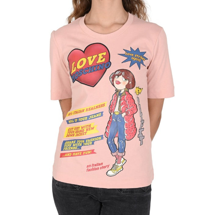 Love Moschino Women's T-Shirt POWDER PINK