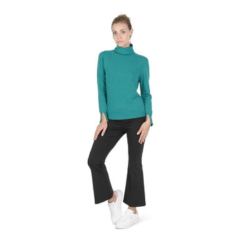 Crown of Edinburgh Cashmere Women's Turtleneck Sweater JADE
