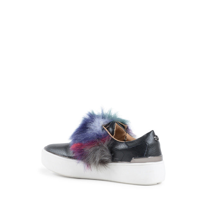 Michael Kors Girls Slip On Sneaker Black ZIA MAVEN TONE BLACK
