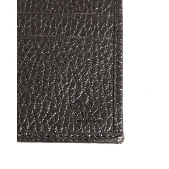 Gucci Monogram fabric and leather wallet