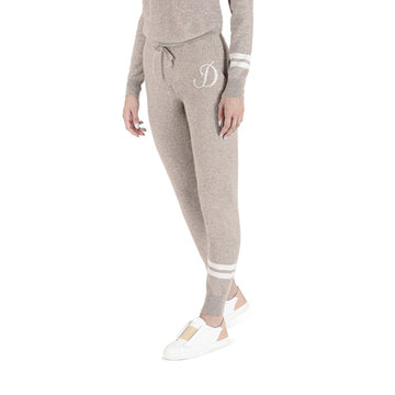 Crown of Edinburgh Cashmere Track Pants MORNINGSIDE CAMEL D