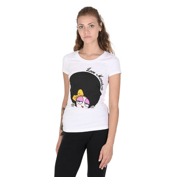 Love Moschino Women's T-Shirt OPTICAL WHITE