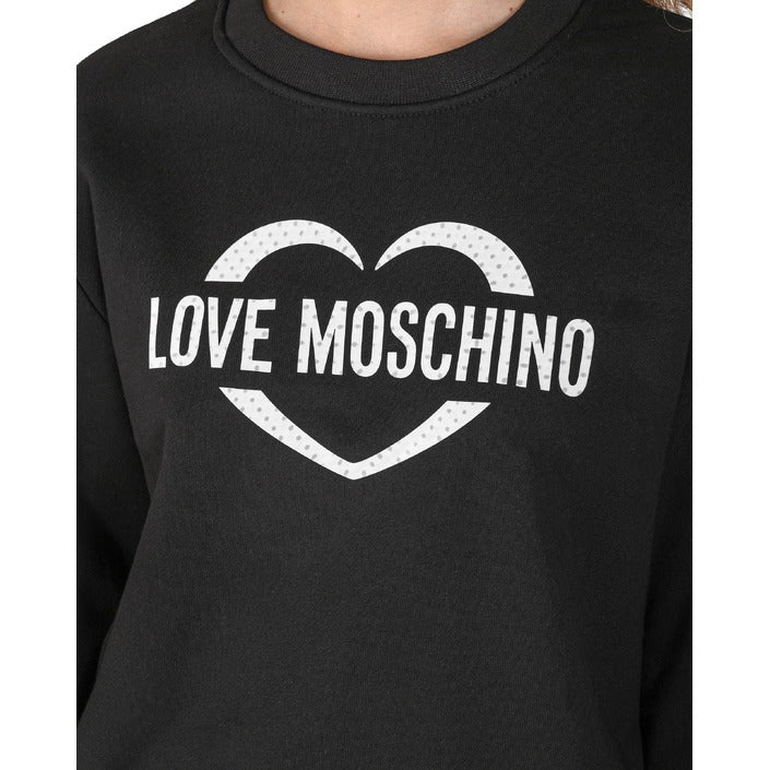 Love Moschino Women's Sweatshirt BLACK