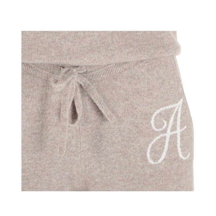 Crown of Edinburgh Cashmere Track Pants MORNINGSIDE CAMEL A