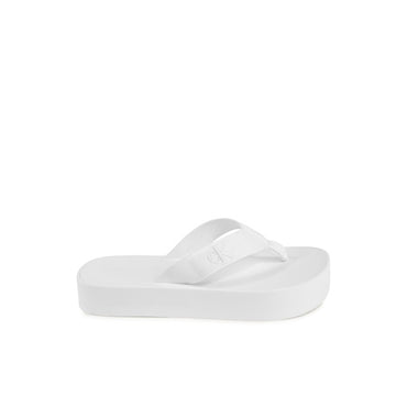 Calvin Klein Womens Flip Flop White