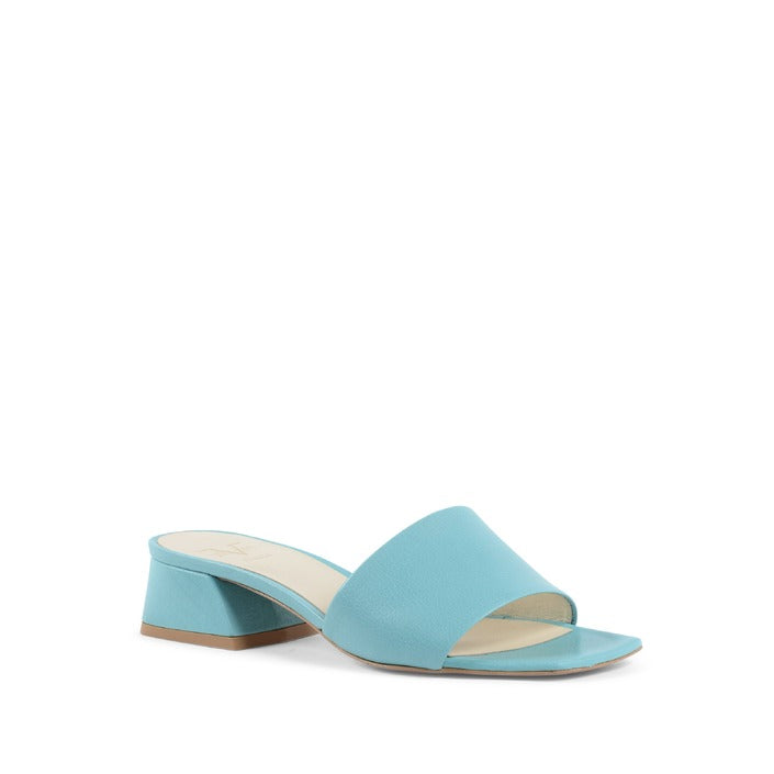 19V69 ITALIA by VERSACE Women's Sandal Light Blue NEPER VIT. BOT. TURCHESE