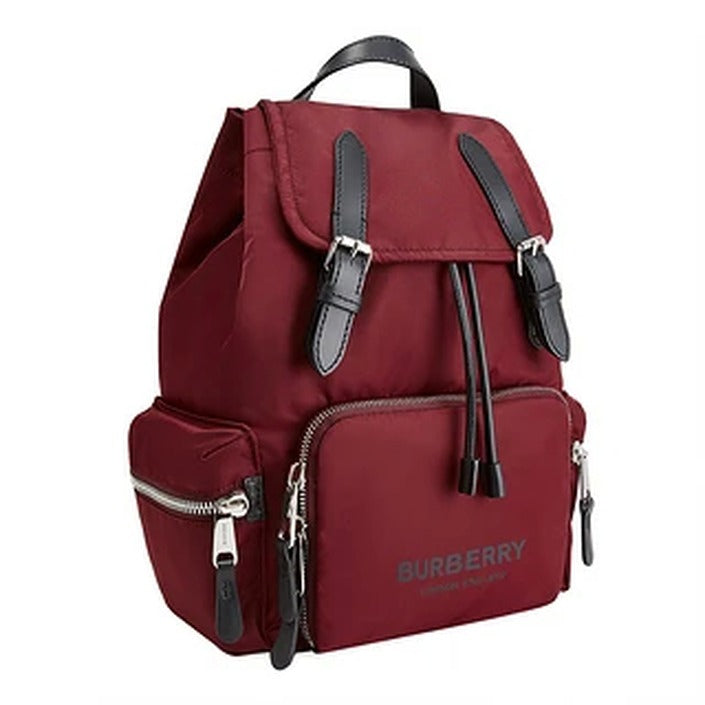 Burberry Nylon Rucksack Burgundy